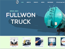 Tablet Screenshot of fullwontruck.com